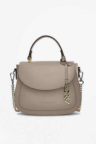 Sac à main en cuir Haussmann - Beige