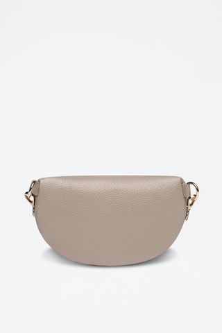 Sac banane Madeleine en cuir - Beige