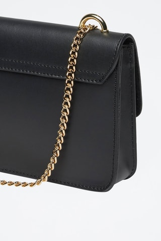 Sac bandoulière en cuir Trudaine  - Noir