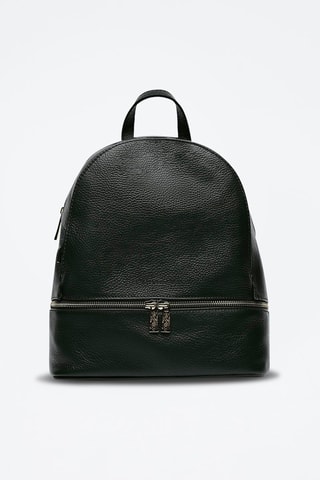 Sac à dos en cuir Montorgueil - Noir