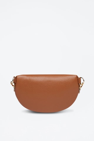 Sac banane en cuir Madeleine - Marron clair