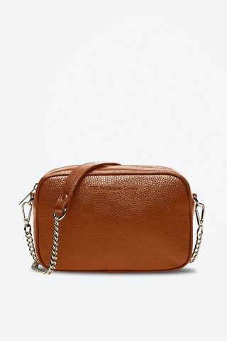 Sac bandoulière en cuir Montmartre  - Marron