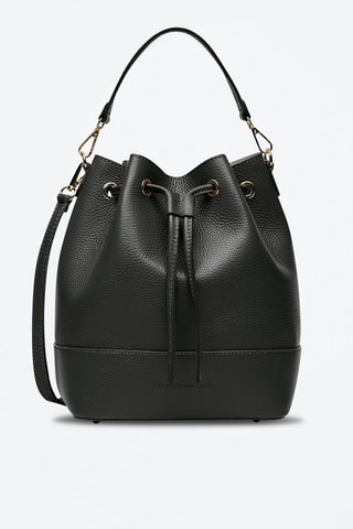 Sac seau en cuir Champ Elysée - Noir