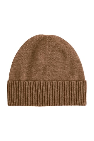 Bonnet en cachemire - Camel