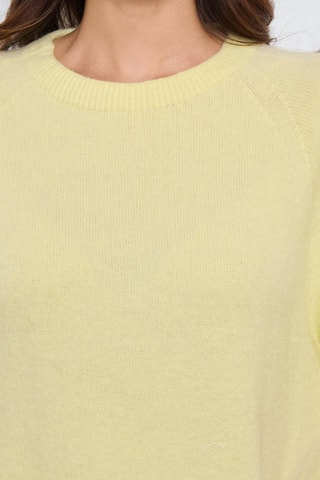 Pull en alpaga et laine - Jaune clair