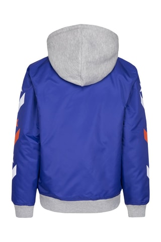 Baseball Jasje met Capuchon Blauw en Grijs