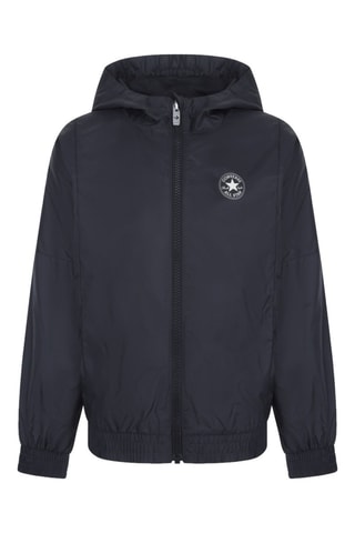 Windjack met Capuchon - Zwart