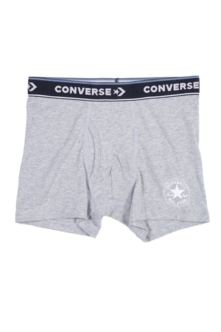 2 Boxers - Zwart en Gemêleerd Lichtgrijs 