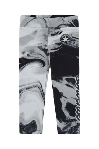 Legging Tie and Dye Zwart en Lichtgrijs