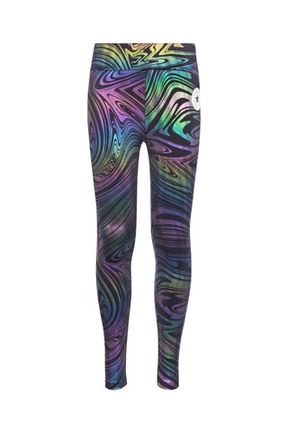 Legging Tie and Dye Zwart en Roze