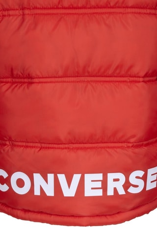 Gewatteerde Jas met Capuchon - Rood