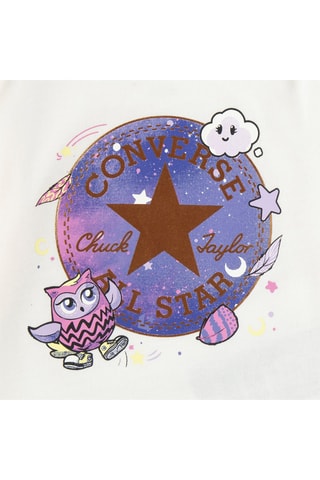 3 Rompertjes Ecru, roze en marineblauw