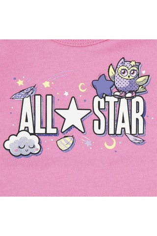 3 Rompertjes Ecru, roze en marineblauw