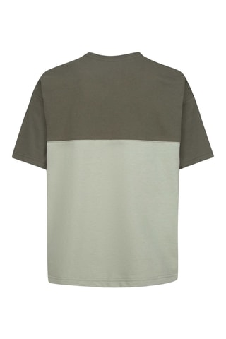 Relaxed T-shirt - Kaki en lichtgroen
