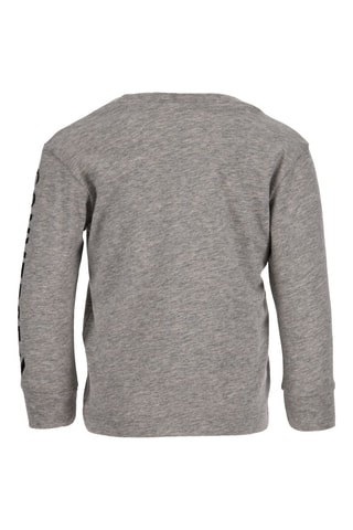 T-shirt Gemêleerd Grijs en Zwart