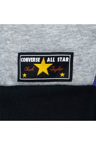 Sweater met Capuchon Zwart en Paars