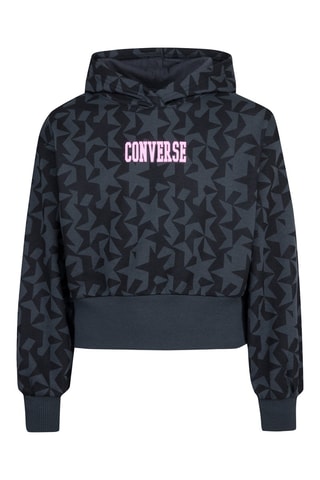 Sweater met Capuchon Zwart en Roze