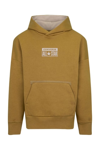 Sweater met Capuchon Mosterdgeel