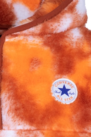 Fleece Sweater met Capuchon Oranje