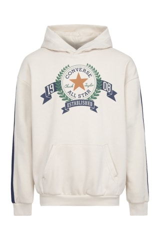 Biologisch Katoenen Sweater met Capuchon - Ecru