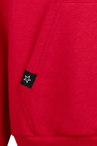 Biologisch Katoenen Sweater met Capuchon - Rood