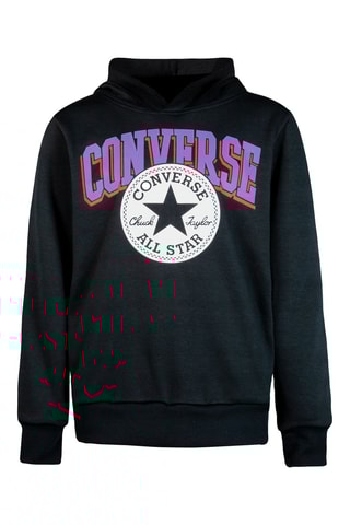 Sweater met Capuchon Zwart en Paars