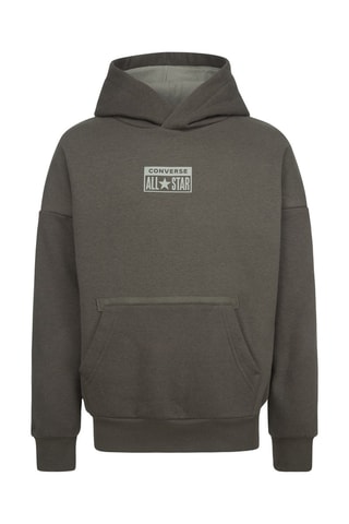 Sweater met Capuchon Gemêleerd Kaki