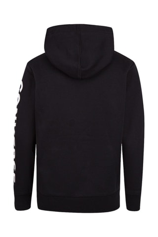 Fleece Sweater met Capuchon - Zwart