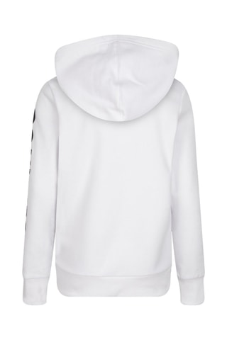Fleece Sweater met Capuchon - Wit