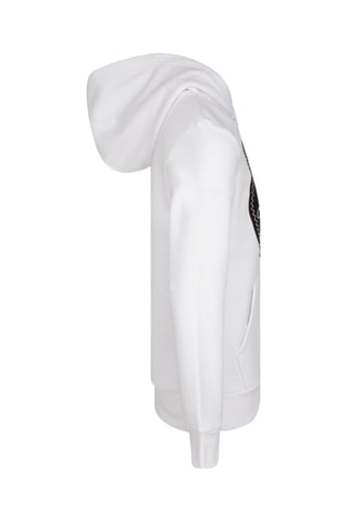 Fleece Sweater met Capuchon - Wit