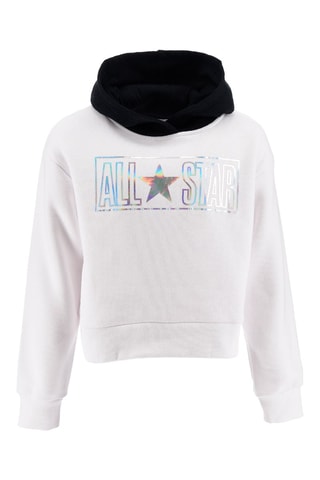 Sweater met Capuchon Wit en Zwart