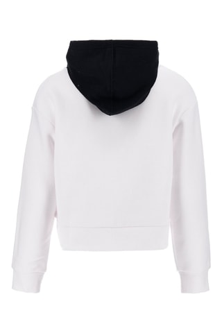 Sweater met Capuchon Wit en Zwart