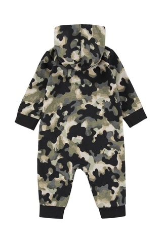 Skipakje met Capuchon Zwart en Kaki