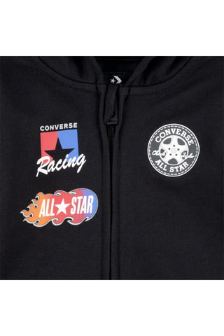 Skipakje met Capuchon Zwart