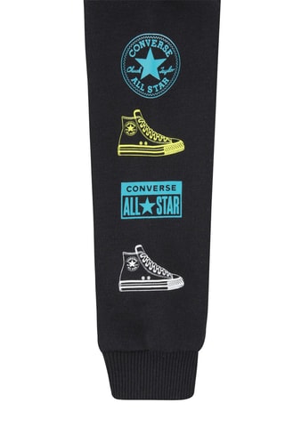 Sweater en Fleece Joggingbroek met Tie and Dye Effect Grijs en Zwart