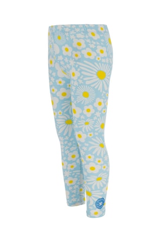 Sweater met Capuchon en Legging - Wit en Blauw