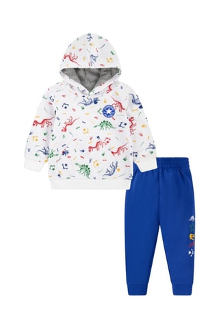 Sweater met Capuchon en Broek - Koningsblauw