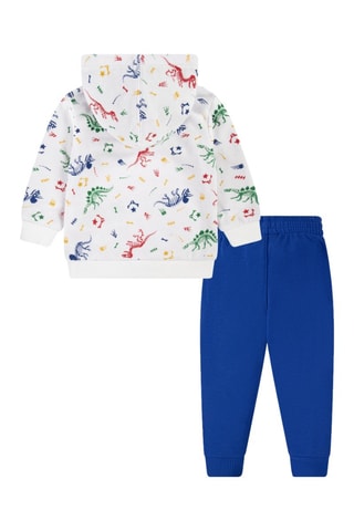 Sweater met Capuchon en Broek - Koningsblauw