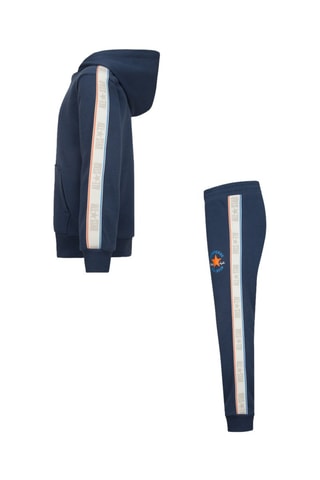Sweater met Capuchon en Broek - Marineblauw
