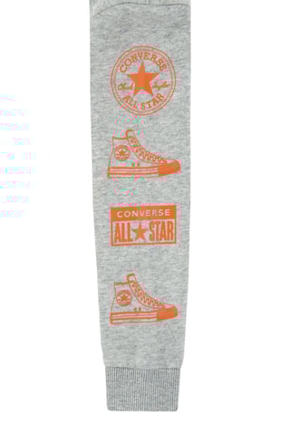 Sweater en Fleece Joggingbroek met Tie and Dye Effect Blauw en Gemêleerd Grijs