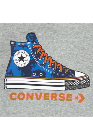 Sweater en Fleece Joggingbroek met Tie and Dye Effect Blauw en Gemêleerd Grijs