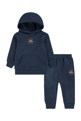 Sweater met Capuchon en Broek - Marineblauw