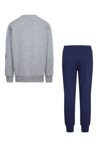 Sweater en Joggingbroek Gemêleerd Lichtgrijs en Nachtblauw