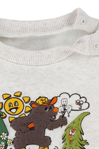 Sweater en Joggingbroek Gemêleerd Lichtgrijs