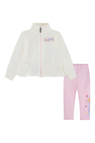 Joggingpak Roze en Wit