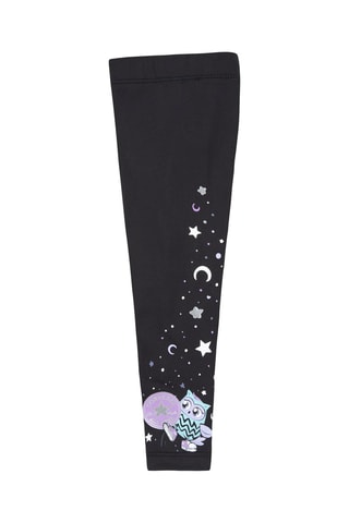 Trui en Legging Paars en Zwart