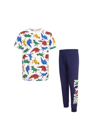 Joggingpak - Wit en Blauw