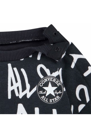 Sweater en Joggingbroek Zwart en Gemêleerd Grijs