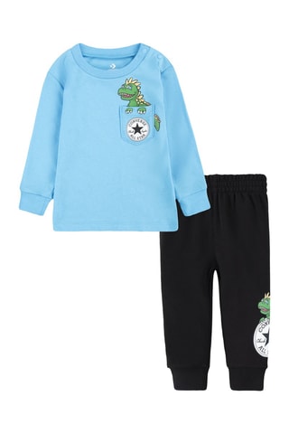 Sweater en Joggingbroek Hemelsblauw en Zwart