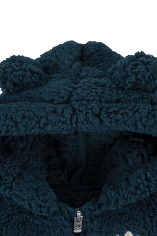 Jasje van Imitatiebont en Joggingbroek Petrolblauw